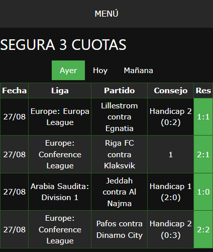 boletas de apuestas ganadoras